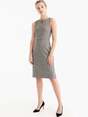 J.Crew Houndstooth Sheath Dress